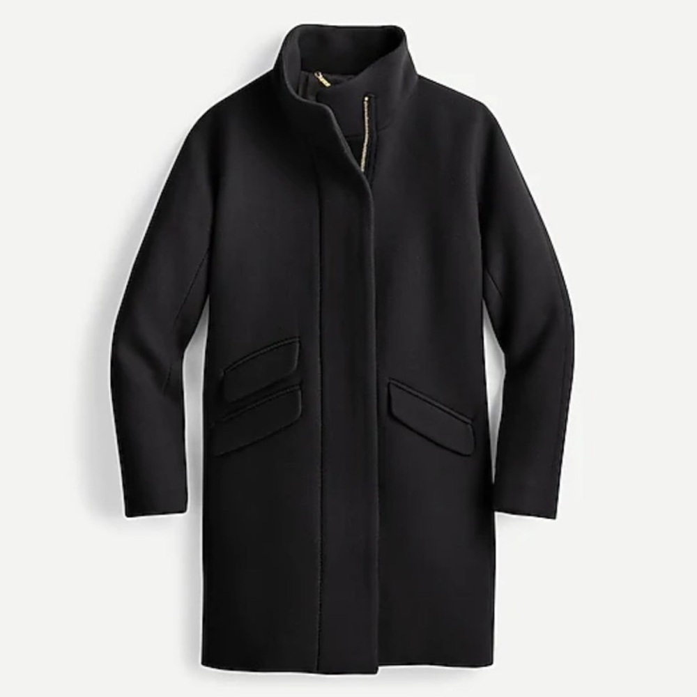 J.Crew Cocoon coat in Italian stadium-cloth wool blend